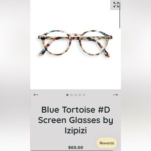 Izipizi blue light glasses - blue tortoise #d!